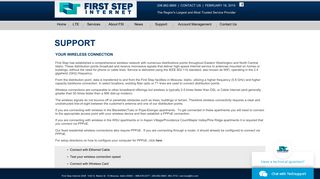 Support - First Step Internet