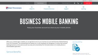 Business Mobile Banking - First Tennessee Bank