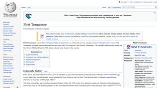 First Tennessee - Wikipedia
