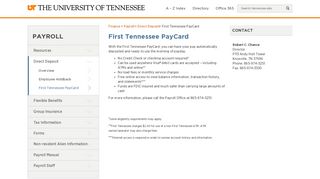 First Tennessee PayCard - Payroll