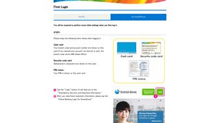 First Login | Shinseibank.com