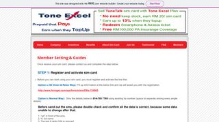 toneexcelbiz | Members Setting & Guide - Wix.com