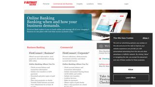Commercial and Business Online Banking | Firstrust Bank