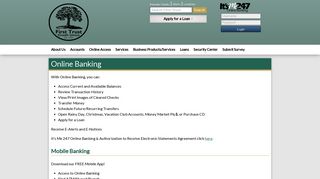 Online Banking - First Trust Credit Union