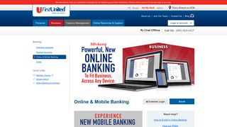 Online & Mobile Banking :: First United Bank