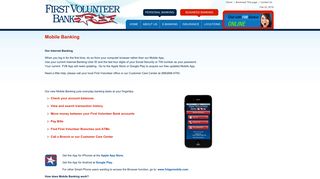 Online Banking | First Volunteer Bank