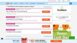 4 FirstWatch Cafe Printable Coupons & Deals for Feb 2019 - BeFrugal