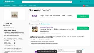 First Watch Coupons & Specials (Feb. 2019) - Offers.com