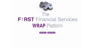 The F1RST Financial Services WRAP Platform
