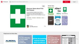 Firstaidforfree.com offers a VERY good free online first aid course that ...