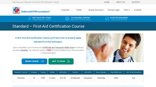 First-Aid Certification | CPR Certification Online First-Aid Training Class