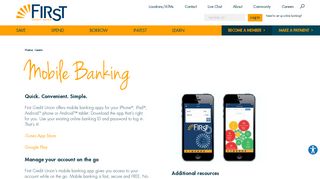 Mobile Banking | First Credit Union