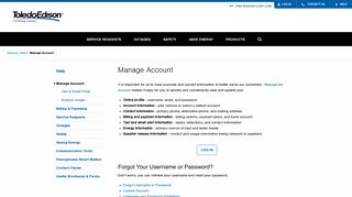 Manage Account - FirstEnergy Corp.