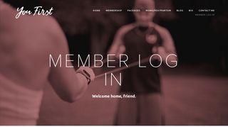 Member Log In - You First Fitness
