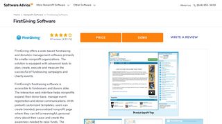 FirstGiving Online Fundraising Software - 2019 Reviews