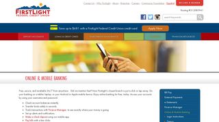 Online & Mobile Banking - FirstLight Federal Credit Union