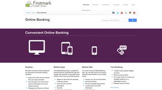 Online Banking - Firstmark Credit Union