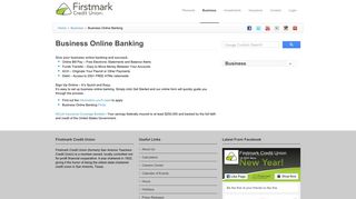 Business Online Banking - Firstmark Credit Union