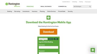 Mobile Banking Login | Huntington