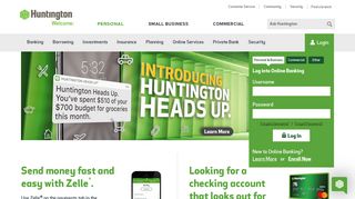 Huntington: Online Banking, Insurance and Investing