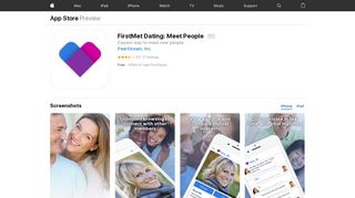 FirstMet Dating: Meet People on the App Store - iTunes - Apple