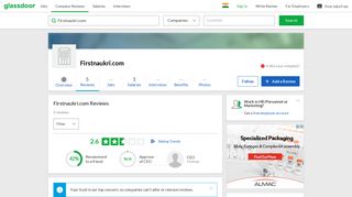 Firstnaukri.com Reviews | Glassdoor.co.in