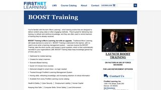 BOOST Training | FirstNet Learning