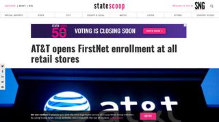 AT&T opens FirstNet enrollment at all retail stores | StateScoop