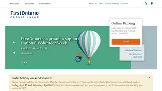 FirstOntario Credit Union - Online Banking