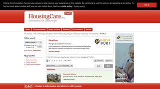FirstPort | Retirement properties | 1-15 of 1411 homes - Housing Care