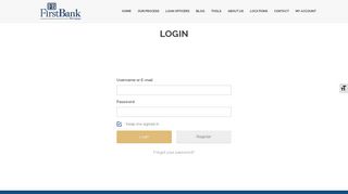 Login - FirstBank Mortgage
