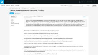 Your recent experience with Patronsoft FirstSpot - Ubiquiti ...