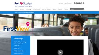 FirstView Bus Tracking, Powered by First Student