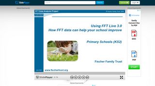 FFT Data Analysis Project © Fischer Family Trust, 2009 Using FFT ...