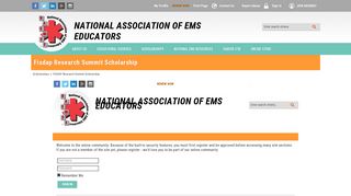Fisdap Research Summit Scholarship - National Association of EMS ...