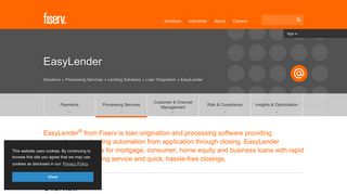 Loan Software, Loan Automation, EasyLender | Fiserv
