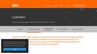 Mortgage Servicing, Loan Servicing Software, LoanServ | Fiserv