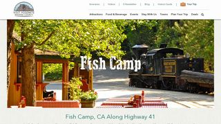 Dine and Stay in Fish Camp outside Yosemite National Park