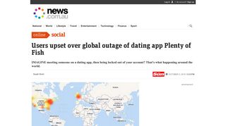 Plenty of Fish: Dating website is down and people are freaking out