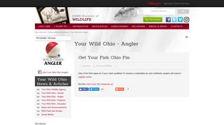 Get Your Fish Ohio Pin - Your Wild Ohio Angler
