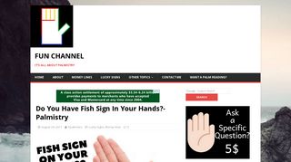 Do You Have Fish Sign In Your Hands?-Palmistry - Fun Channel