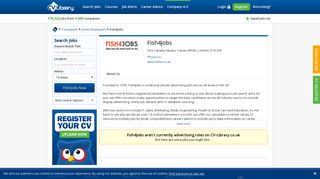 Latest Fish4Jobs jobs - UK's leading independent job site - CV-Library ...