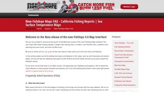 New Fishdope Maps FAQ - California Fishing Reports | Sea Surface ...