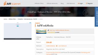 FishedFun - Unlimited Movies - PIN (FR) CPA Offer | AdWorkMedia ...