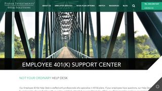 Support Center - Fisher Investments 401(k) Solutions