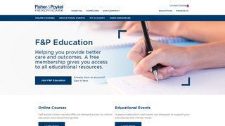 Education & Resources | Fisher & Paykel Healthcare