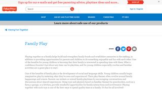 Family Play | Fisher Price