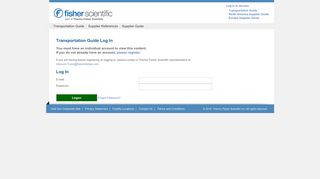 Transportation Guide - Fisher Scientific Supply Chain