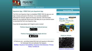 Aquarium App - FREE Fish Lore Aquarium App