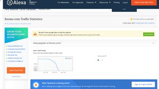 Fisomo.com Traffic, Demographics and Competitors - Alexa